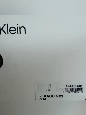 Calvin Klein Women's Pauline Tall Riding Boots Dress Boots Black Size 6 NEW thumbnail 6