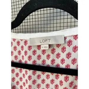 Loft‎ floral tank top size medium thumbnail 4