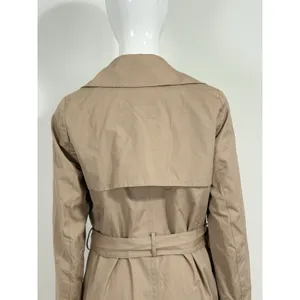 Everlane Women’s Brown Double Breasted Belted Trench Coat Long Jacket Size XS thumbnail 8