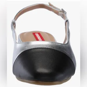 UNIONBAY Women's Cassidy Ballet Slingback Flat silver black Shoes Size 9 NIB thumbnail 6