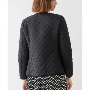 J. Crew Signature Puffer Quilted‎ Lightweight lady jacket in Black Size 14 thumbnail 2