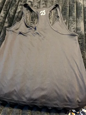 Peloton Women's Racerback Tank Top - Charcoal/Black thumbnail 4