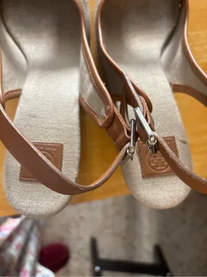 Tory Burch Majorca slingback wedge 9.5 thumbnail 5