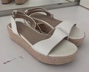White and cream espadrille sandals #summer thumbnail 1