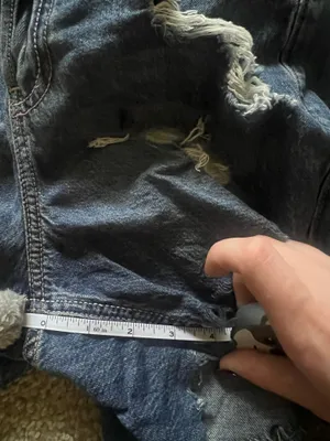 Hollister Distressed Denim Shorts thumbnail 4