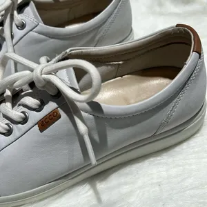 ECCO Womens White Leather Golf‎ shoes Size 9. B72 thumbnail 3
