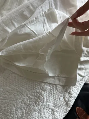 Abercrombie & Fitch white linen skirt thumbnail 12