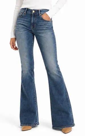 American Eagle Skinny Kick Women’s Jeans Size 4 Long Dark Wash Stretch Denim thumbnail 1