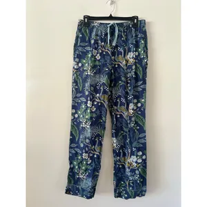 Rifle Paper Co x The Company Store Peacock Blue Pajama Set Size M thumbnail 6