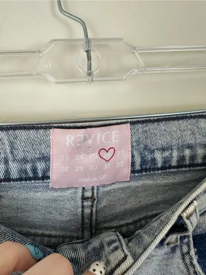 Revice Denim Acid Wash Light Wash High-Rise Women’s Jeans Size 26 Women's thumbnail 3