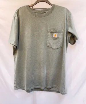 Carhartt Original Fit Women’s Pocket Tee size Large In green thumbnail 1