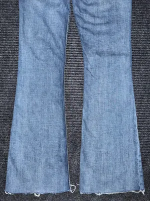 Y2K Buckle BKE Low Rise Star Flare Jeans Women’s 28 x 34 Distressed Grunge LONG thumbnail 5