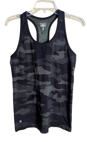 Athleta Speedlight Camo Racerback Tank Black Grey Women's Size Small‎ thumbnail 1