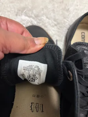 Black leather Converse Sneakers Sz.Men thumbnail 8