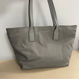 Marc Jacobs Nylon Wingman Tote in Grey - Preowned thumbnail 1