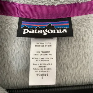 Patagonia Re-Tool Snap-T Pullover Polartec Thermal Pro Gray/Pink Size Small thumbnail 2