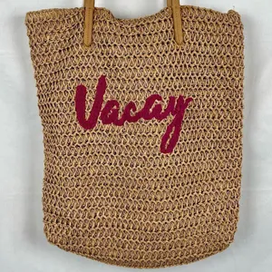 Vacay Beach Tote Bag Brown thumbnail 2