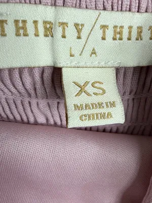 Thirty Thirty LA Corset Crop Top Womens XS Pink Ric Rac Straps Coquette Y2K thumbnail 4