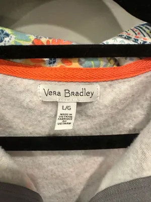 Vera Bradley French Terry Fleece Floral and Paisley Pullover thumbnail 5