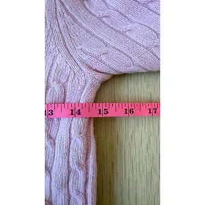 J. Crew Woman's Y2K Wool Blend Cable Knit Turtleneck Sweater Size Small thumbnail 4