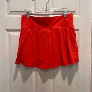 Joy Lab Game‎ Day Drop Waist Skort Women's XL Red Orange Tennis Golf Pickleball thumbnail 4