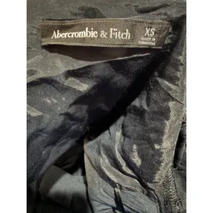 Abercrombie & Fitch Emerson Drama Bow-Back Black Maxi Dress Size XS thumbnail 8