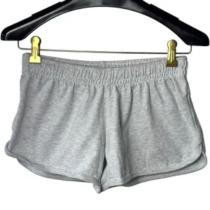 NEW Brandy Melville Light Heather Grey Sweat Shorts‎ Pajama Cozy Athletic XXS thumbnail 2