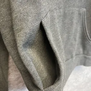 POSHMARK Hoodie Sweatshirt Women's Large Charcoal Gray Pocket Long Sleeve Fleece thumbnail 14