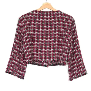 ZARA Twill Cropped Top Jacket thumbnail 2