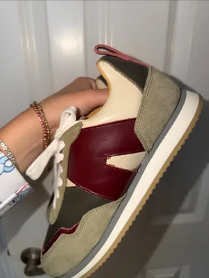 ALOHAS TB015 Sneakers - Olive Green Slip-On Sneakers thumbnail 4