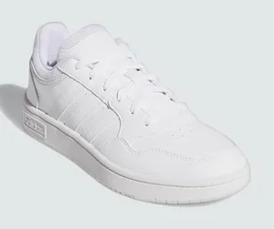 Adidas Womens Hoops 3.0 GW3036 White Casual Shoes Sneakers‎ Size 8 thumbnail 1