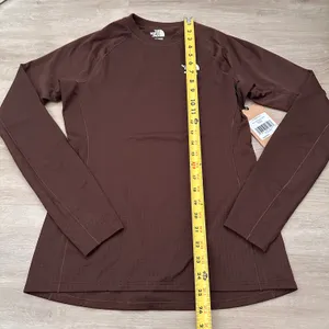SKIMS THE NORTH FACE X DOTKNIT LONG SLEEVE TOP in cocoa thumbnail 2