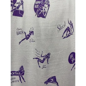 Lavender Milkmaid Pinup Novelty Cocktail Quirky‎ Print Flutter Sleeve Midi Dress thumbnail 3