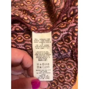 Free people skirt size 2 geometric design ruffle (3652)￼ thumbnail 4