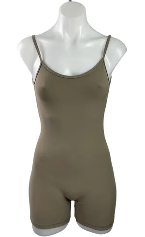 Aritzia Golden Gray Brown Sleeveless Cami One Piece Bodysuit Jumpsuit Romper XS thumbnail 1
