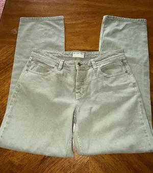 We The Free Green Straightleg Jeans thumbnail 1