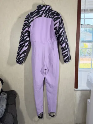 ASOS 4505 Women’s Printed Ski Suit Snowsuit One-Piece in Printer Lilac 12 thumbnail 7
