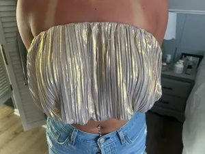 The Impeccable Pig Gold tube top thumbnail 1