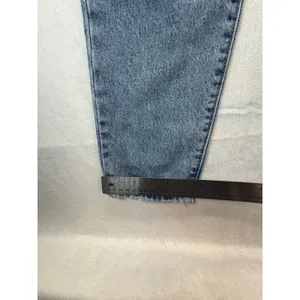 Levis Premium 501 Original Cropped Jeans W27 L28 Distressed Medium Wash Blue thumbnail 5