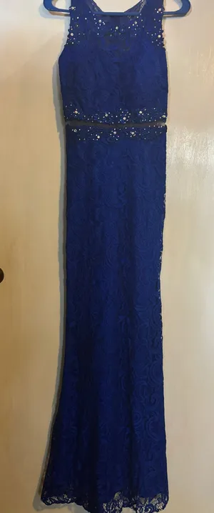 Aspeed Royal Blue Prom Dress thumbnail 2