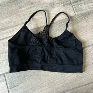 Black lounge bra thumbnail 2