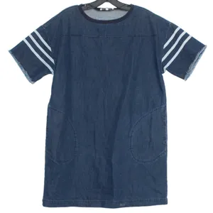 Little White Lies Womens Dress Denim Shift Pockets‎ Short Sleeve Blue Size XS thumbnail 1