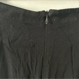 Reformation Black High Rise Viscose Wide Leg Minimalist Boho Trouser Pants 2 thumbnail 5