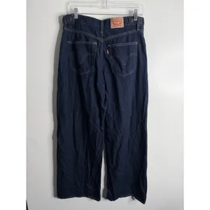NEW Levi's Cinch Baggy Jean High Rise Dark Wash 30 X 31 Normcore 90s Minimalist thumbnail 3