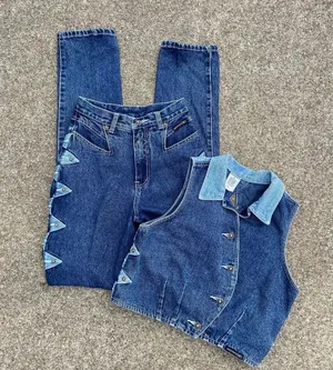 Western Ethics Matching Denim Set Blue Size M thumbnail 1