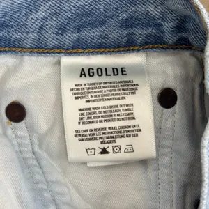 AGOLDE Dee Vintage High Rise Shorts Medium Wash Distressed Size 27 100% Cotton thumbnail 6