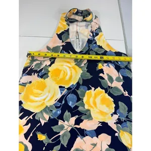 Lulus Floral Print Halter Neck Sleeveless Mini Dress - Size‎ Small thumbnail 4
