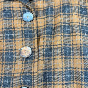 VTG Pendleton womens 49er jacket. Plaid brown, black, 1970s. Size L thumbnail 3