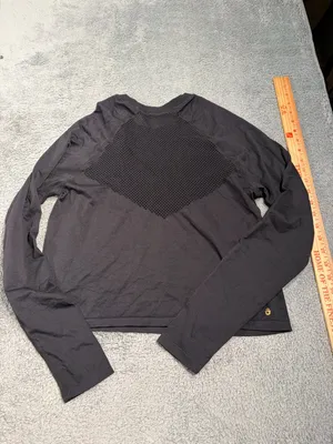 Spiritual gangster Black Create Your Karma Yin Yang Cropped Long Sleeve Top XS/S thumbnail 6