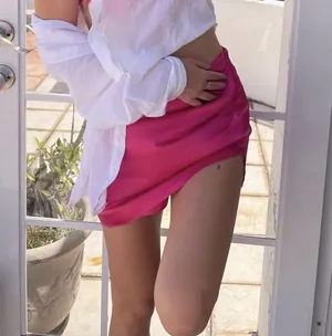 Hot pink skirt thumbnail 1